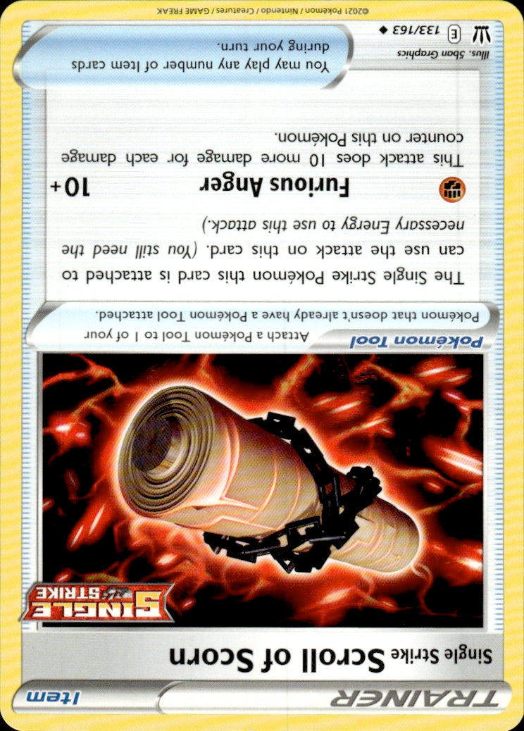 Single Strike Scroll of Scorn