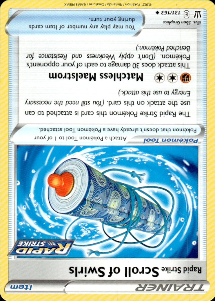 Rapid Strike Scroll of Swirls