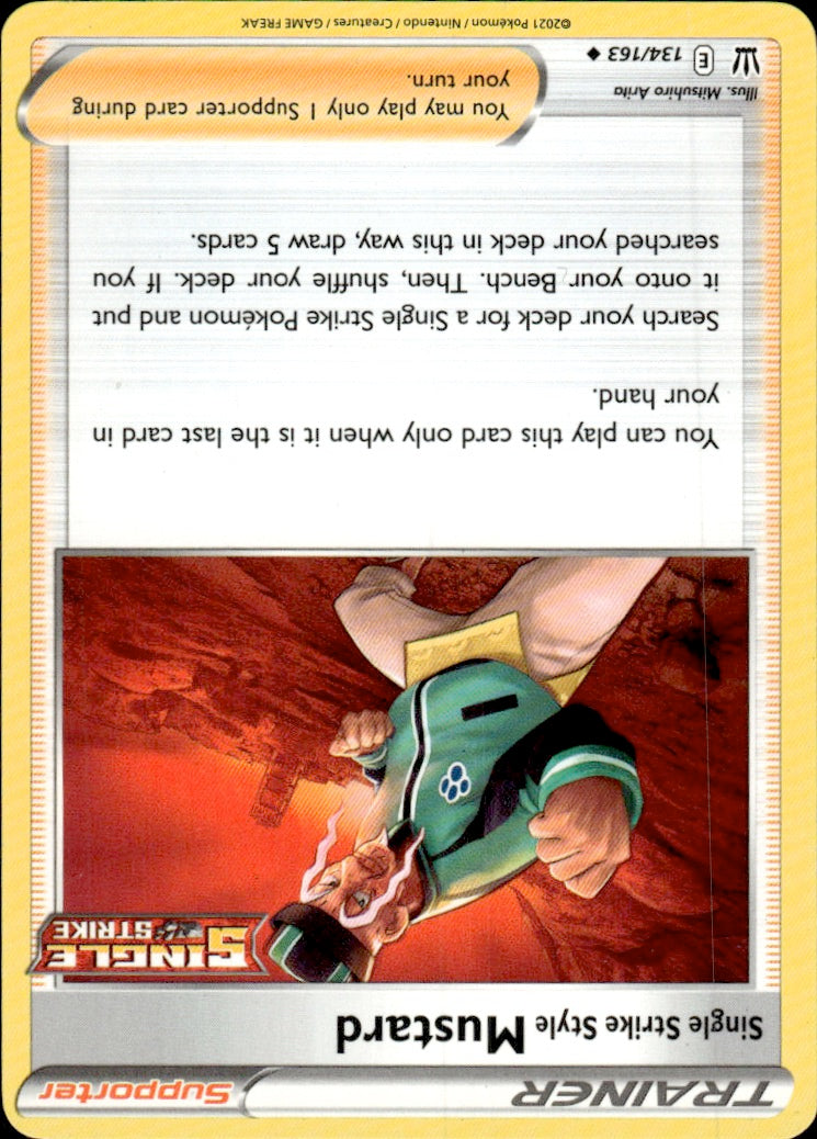 Single Strike Style Mustard