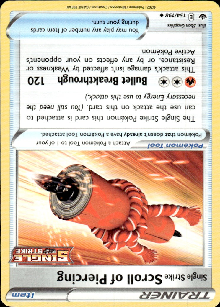 Single Strike Scroll of Piercing