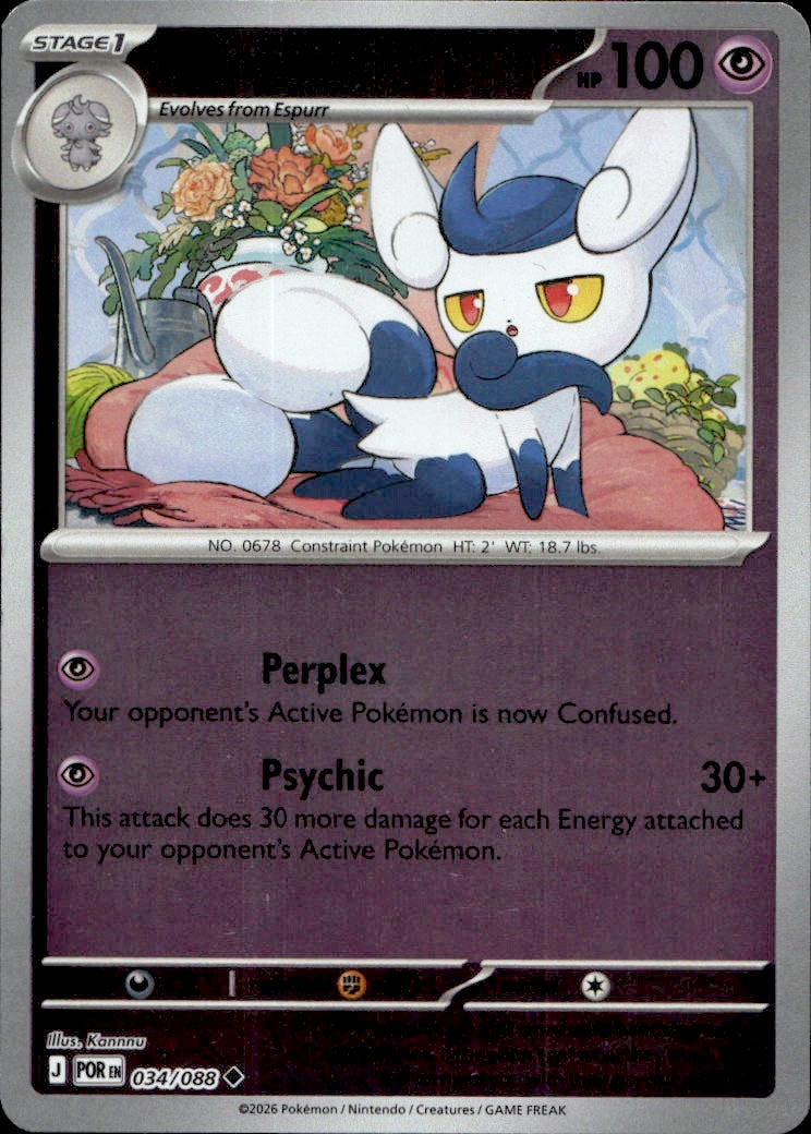Meowstic | Near Mint / English / Reverse Holofoil