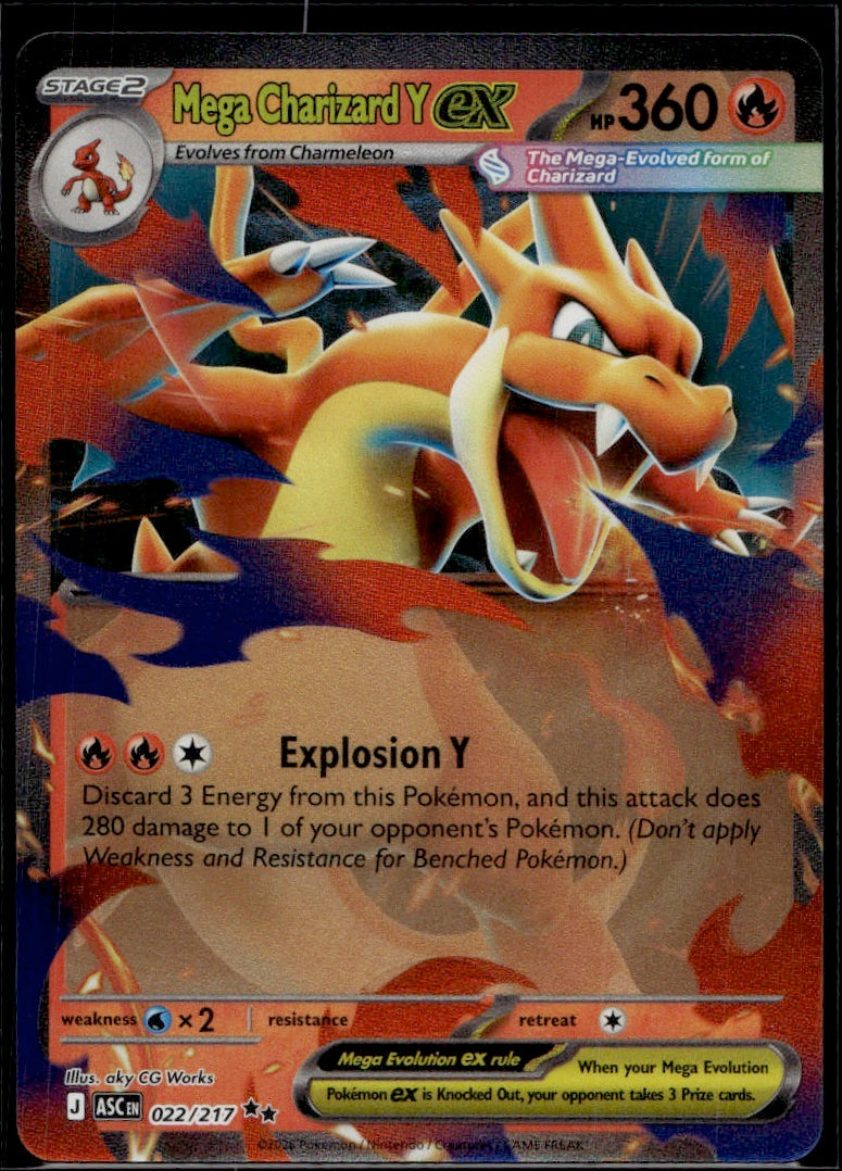Mega Charizard Y ex - 022/217 | Near Mint / English / Holofoil