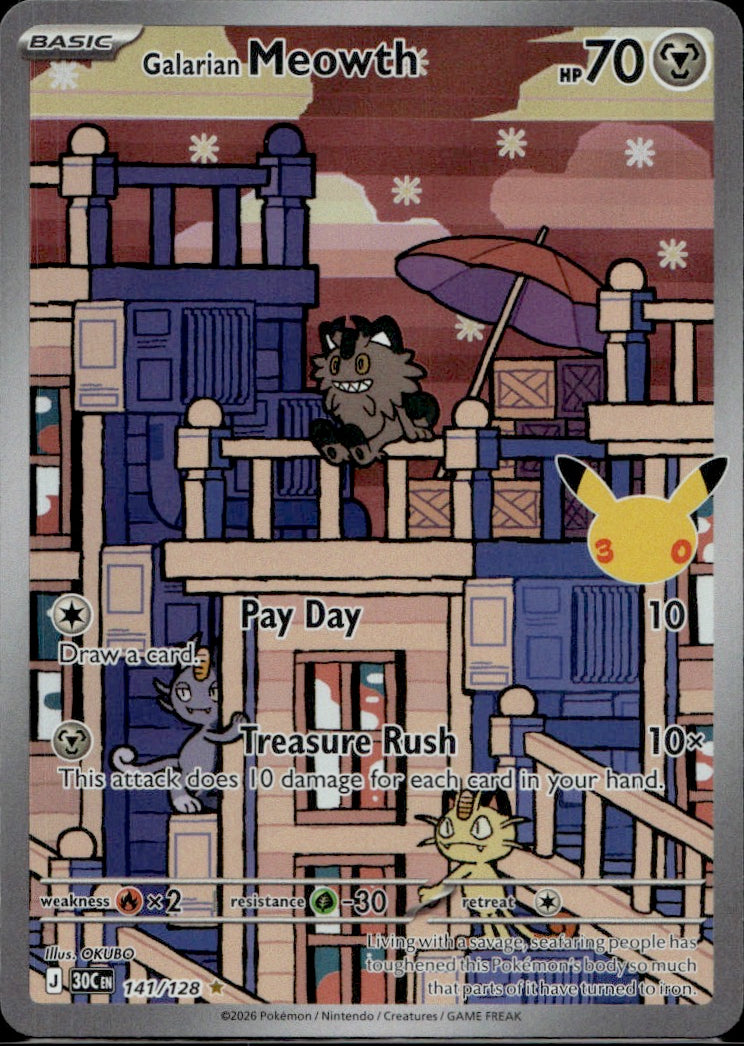 Galarian Meowth - 141/128