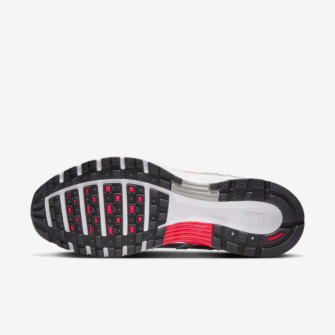 Nike P-6000 Metallic Silver Gym Red