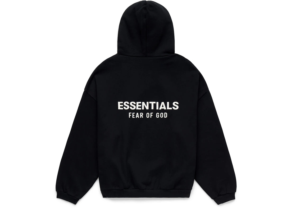 Fear of God Essentials Fleece Hoodie (FW24) Black