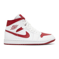 Women's Air Jordan 1 Mid White Pomegranate