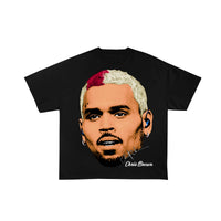 CHRIS BROWN FACE DROP BOOTLEG TSHIRT