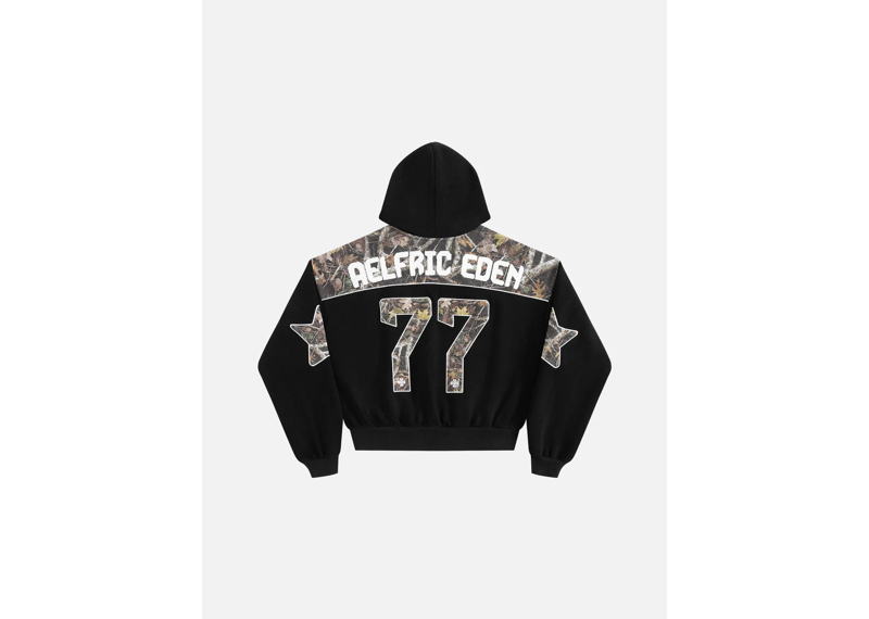 Aelfric Eden Boxy CAMO Panel Pullover Hoodie