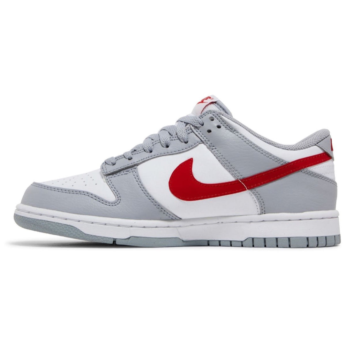 Nike Dunk Low White Wolf Grey University Red (GS)