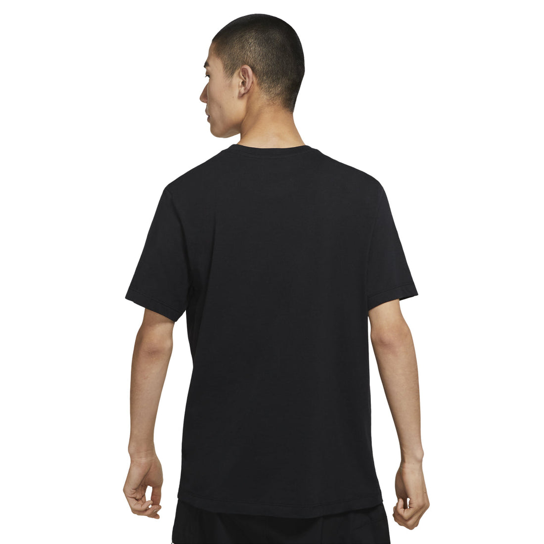 Nike Sportswear Embroidered Swoosh Tee Black