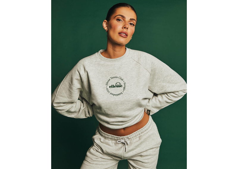 Ellesse Tennis Club Crewneck Grey
