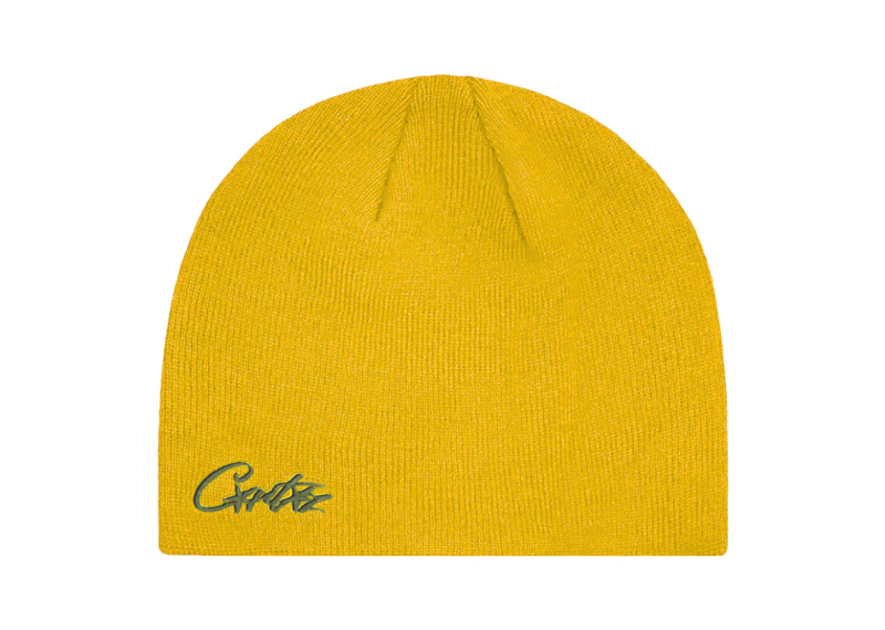 Corteiz Micro Allstarz Beanie Yellow