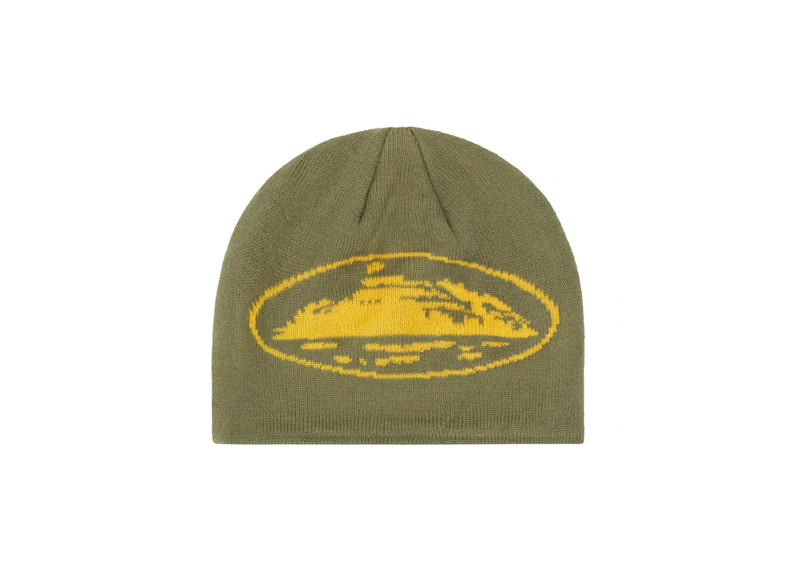 Corteiz Alcatraz Skully Khaki Green