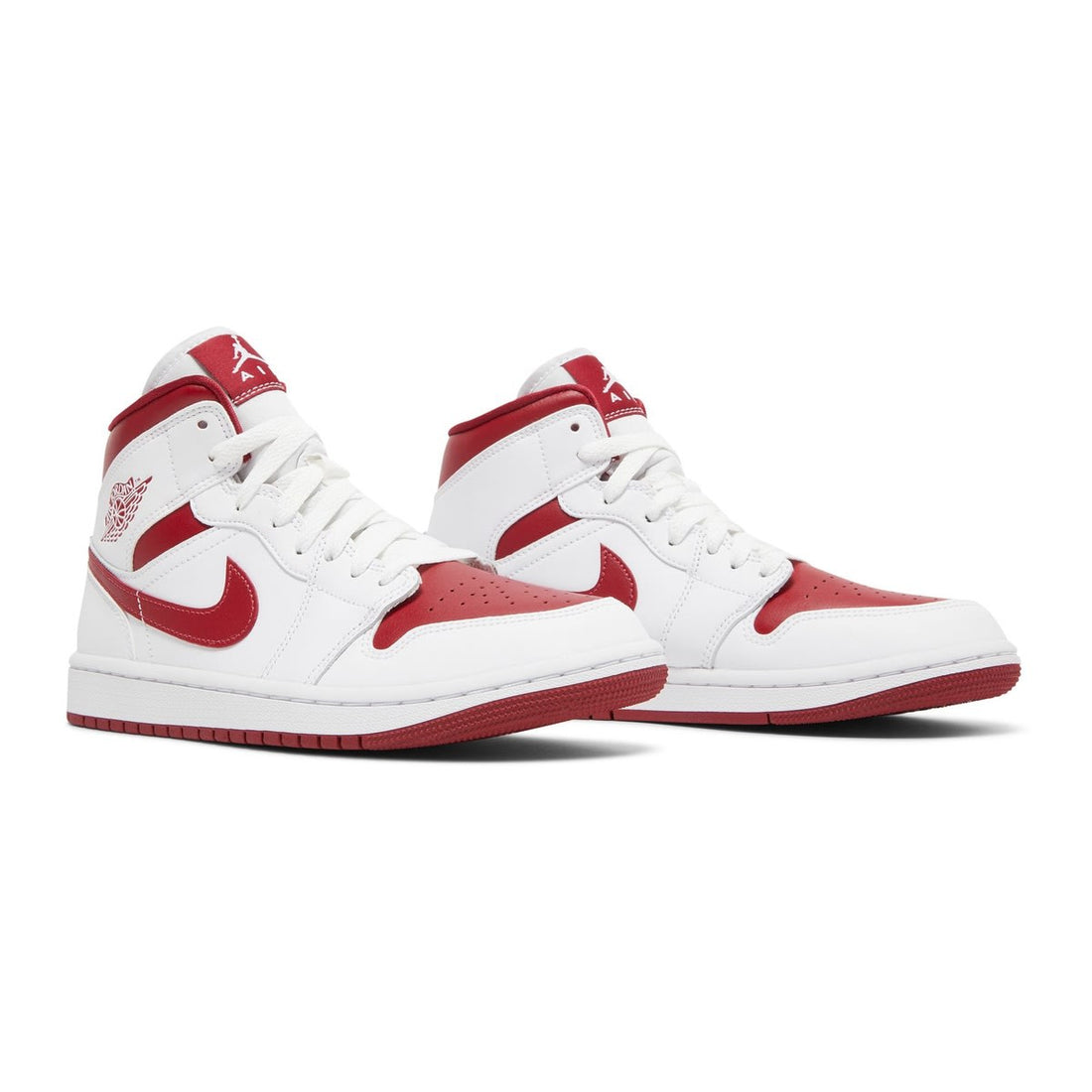 Women's Air Jordan 1 Mid White Pomegranate