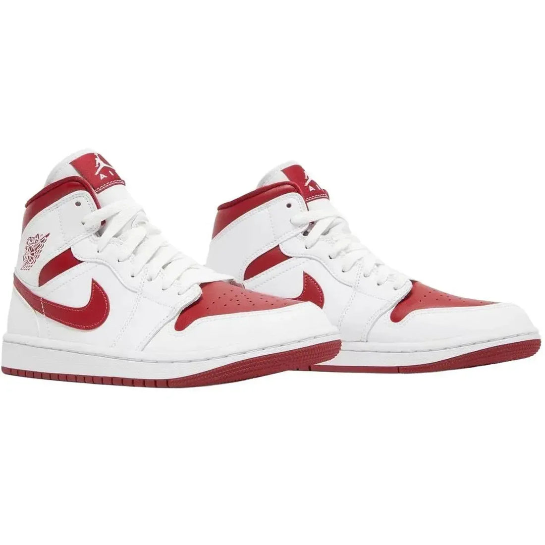 Women's Air Jordan 1 Mid White Pomegranate