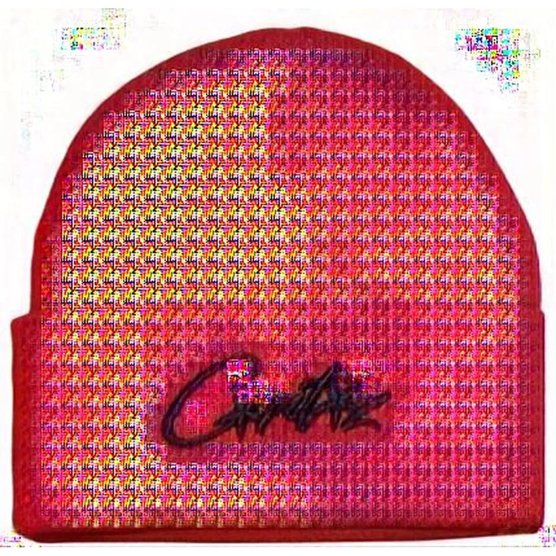 Corteiz Allstarz Folded Beanie 'Red'