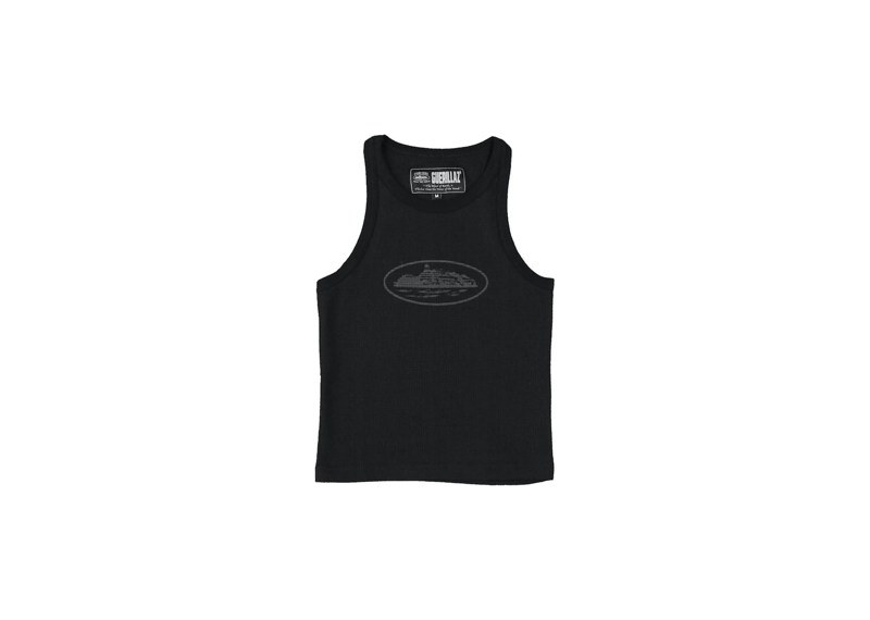 Corteiz Womens Guerillaz* Tank Top Triple Black