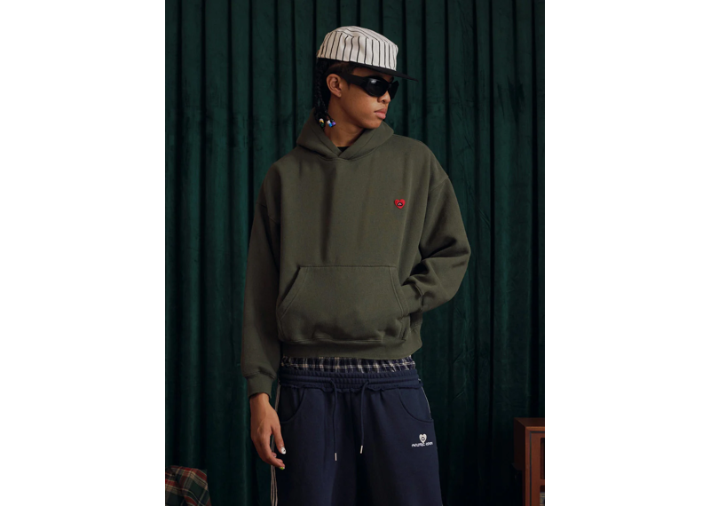 Aelfric Eden Boxy Fit Distressed Washed Hoodie