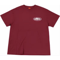 Corteiz Alcatraz Tee Maroon