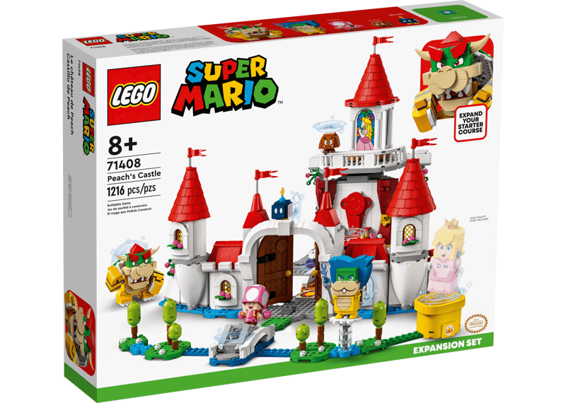 LEGO Super Mario 71408 Peach’s Castle Expansion Set