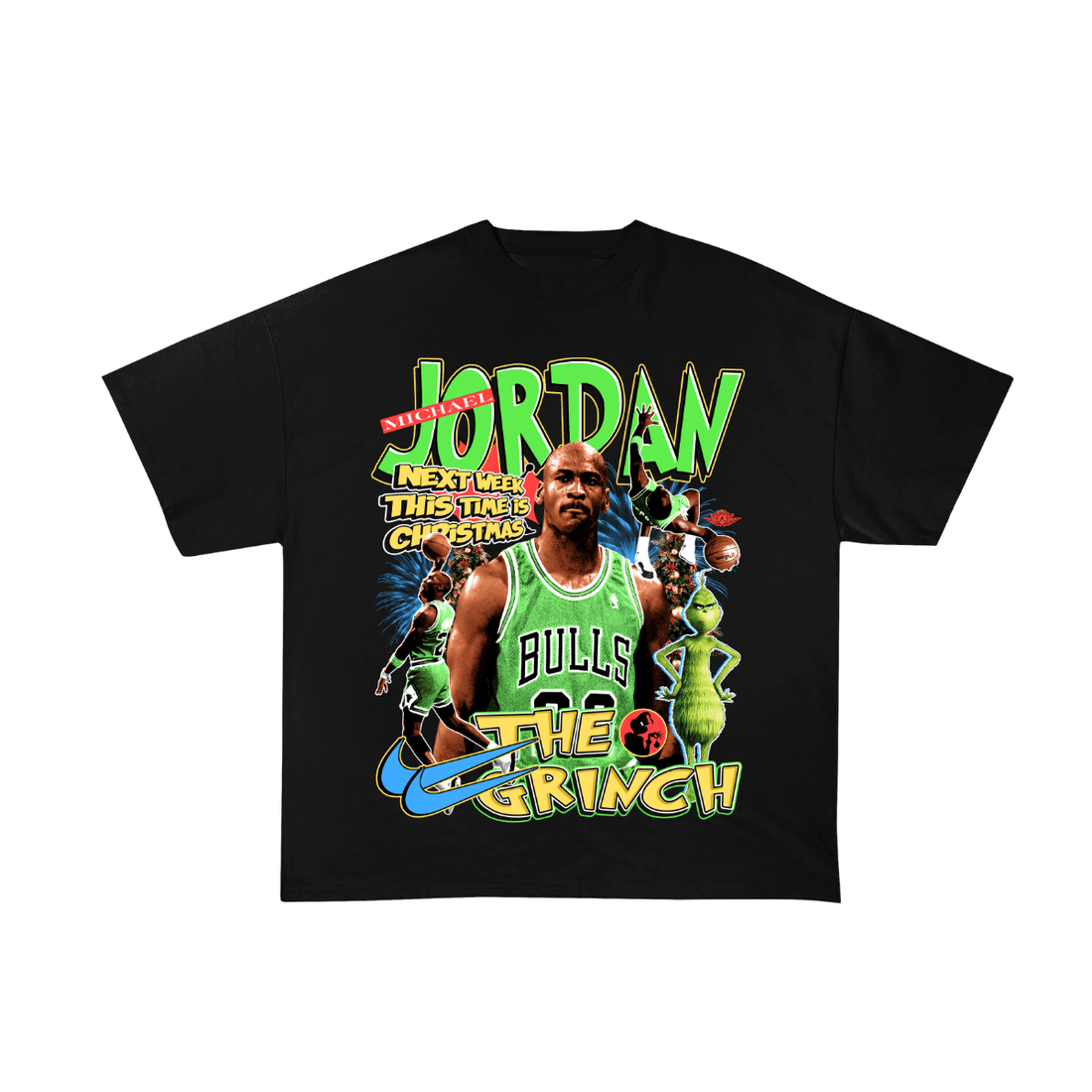 THE GRINCH X JORDAN BOOTLEG TSHIRT