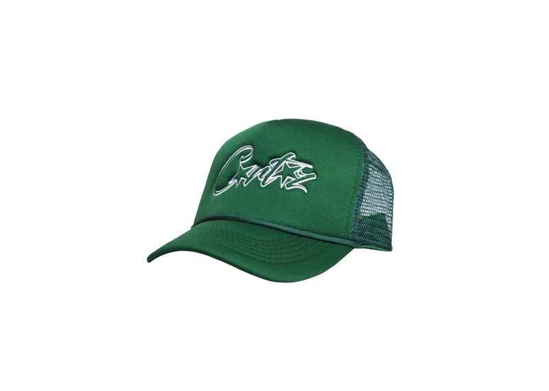 Corteiz Allstarz Trucker Hat Green