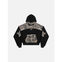 Aelfric Eden Boxy CAMO Panel Pullover Hoodie